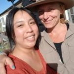 With Christina Voros on set of Yellowstone